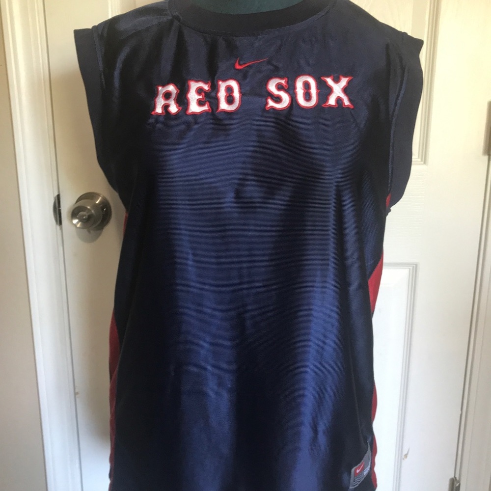 Boston Red Sox youth Sz L reversible jersey
